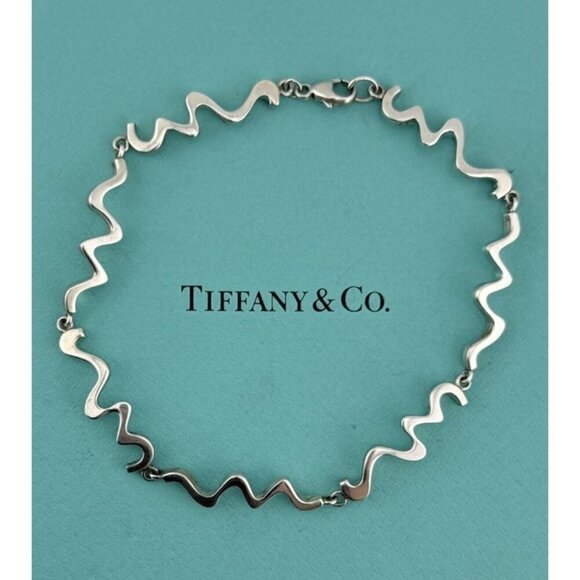 Tiffany & Co. Frank Gehry Equus Link Bracelet Sterling Silver Sculptural Design - Picture 3 of 7